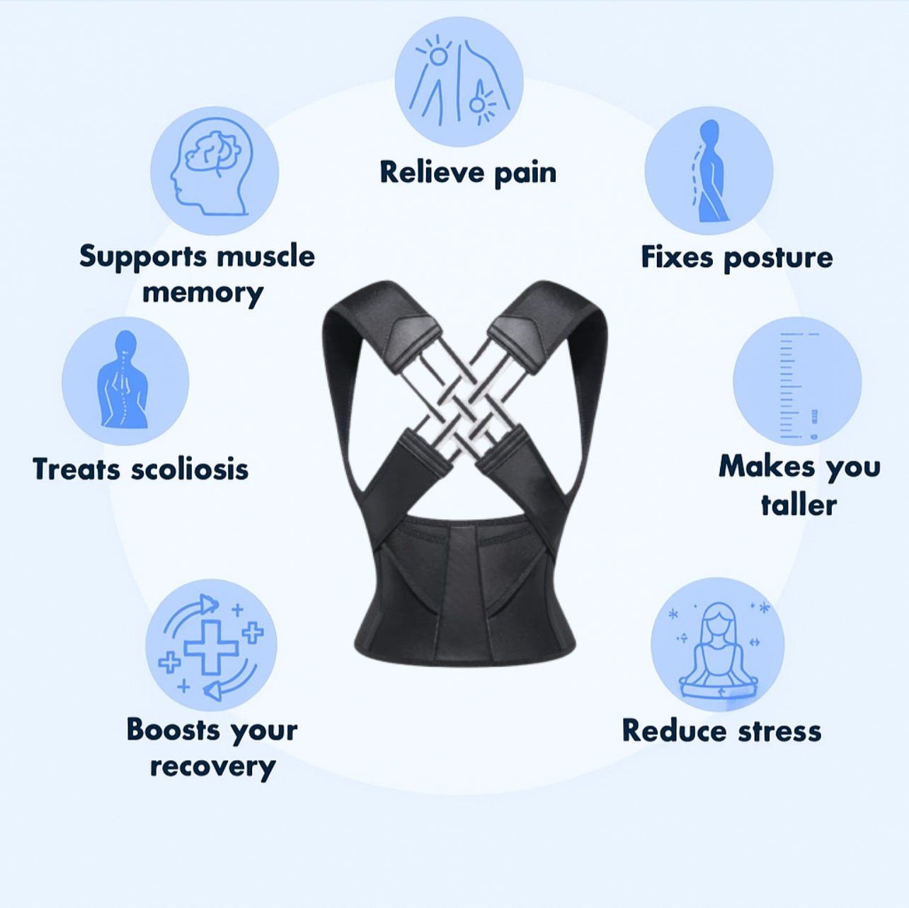 Posture Corrector - Improve Your Spine Alignment